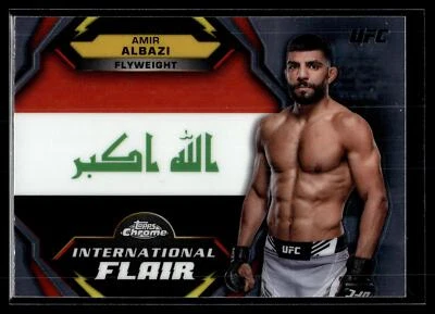 Amir Albazi 2024 Topps Chrome UFC International Flair Card #IFL-1 - Image 1 of 2