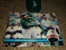 1992 Stadium Club #83 Rickey Henderson Oakland Athletics A's 🔥HOF 🔥