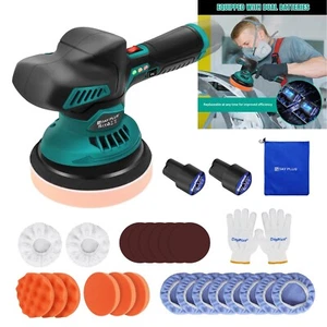 6" Cordless Car DA Polisher Dual Action Buffer Sander Polishing Machine Tool Kit - Picture 1 of 7