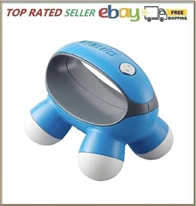 Homedics, Quatro Mini Hand-Held Massager with Hand Grip, Battery Operated. - Picture 1 of 7