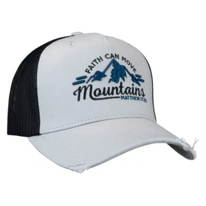 Gorra de béisbol Faith Can Move Mountains Matthew 17:20 talla única algodón/poliéster - Imagen 1 de 7