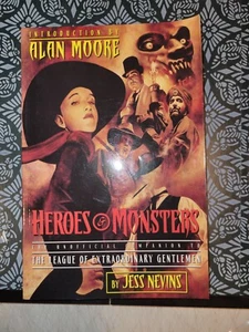 Heroes and Monsters Trade Paperback Book By Jess Nevins Monkeybrain 2003 - Picture 1 of 2