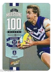 2014 Champions AFL Milestone Game (MG30) Stephen HILL Fremantle - Picture 1 of 1