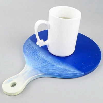 Silicone Tray Cheese Cutting Board With Handles Holes Home Serving Board - Image 1 of 4