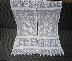 Vintage Flowers Openwork Embroidered Traditional Ukrainian Towel Rushnyk Runner - Picture 1 of 10