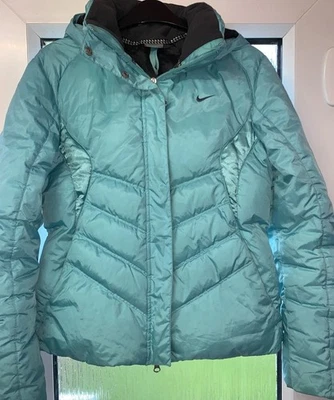Ladies Nike Winter Padded Blue/Green Jacket Coat Size S - Image 1 of 3