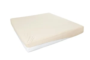 Spannbettlaken Bettlaken Jersey Spannbetttuch Spannbetttuch 190x200 cm ecru - Bild 1 von 5