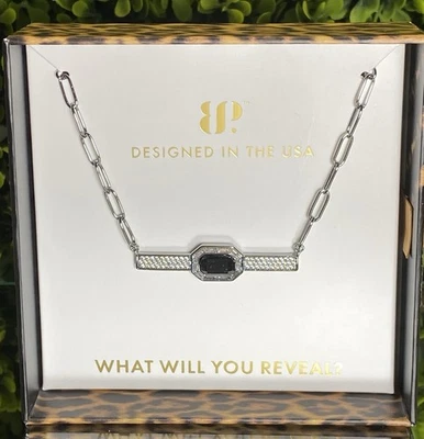 Bomb Party Necklace NK51503 "Edge Aligned" 🖤 Untamed Collection 🐆🖤🐆 - Image 1 of 4