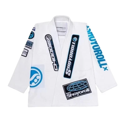 Shoyoroll BJJ Gi Batch 24 Federation V4 450 GSM Premium White Jiu Jitsu Kimono - Image 1 of 4