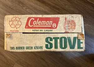 Estufa de campamento Coleman vintage 2 quemadores 425E - Imagen 1 de 8