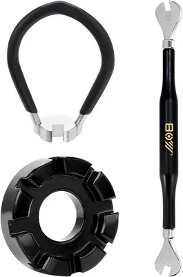 3-Teiliges Fahrrad-Reifenheber-Set, Speichenschlüssel, Speichenspanner, Speichen - Bild 1 von 4