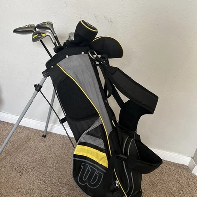 Wilson Profile JR Golf Clubs Bag Set With Driver, Hybrid, Short Iron, And Wedge - Image 1 of 3