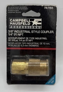 Campbell Hayfield 3/8” Industrial Style Kupplung, 1/4” (F) NPT. PA1155 - Bild 1 von 4