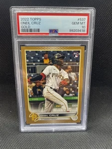 Oneil Cruz 2022 Topps Serie 2 Oro /2022 #537 PSA 10 GEM MT Rookie RC - Foto 1 di 2