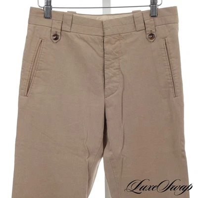 Pantalones Chinos Maison Martin Margiela Hechos en Italia MM14 Calce Ajustado Caqui Tostado 44 EU Foto 1 de 4