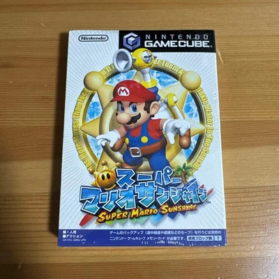 Super Mario Sunshine Nintendo GameCube Japan Version New Sealed NTSC-J - Image 1 of 3