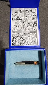 New! CufflinksInc Superman Hidden Message Tie Bar - Picture 1 of 4