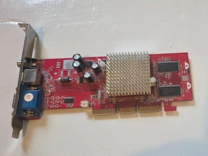VGA ATI Radeon 9200 128mb AA-9200 T016 AV SV VGA OUT Graphics Card - Foto 1 di 3