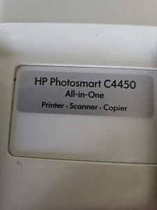 HP Photosmart C4450 All-In-One Inkjet Printer, Scan, Print, Copy, very clean - Picture 1 of 19