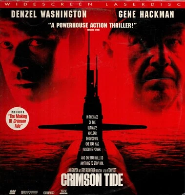 Crimson Tide 1995 THX Widescreen  Laserdisc LD Denzel Washington Gene Hackman - Image 1 of 2