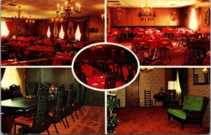 Vintage Burlington Connecticut CT Burlington Inn Restaurant Esszimmer Postkarte - Bild 1 von 2