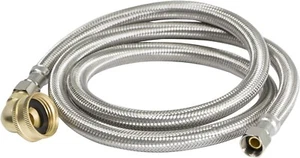 Línea de suministro de agua para lavavajillas Everflow 72" compresión 3/8" x 3/4" FHT - Imagen 1 de 7