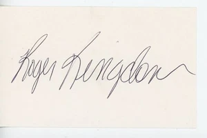 2 Gold Medals (110m hurdles) at '84 & '88  Olympics - Roger Kingdom autograph - Picture 1 of 1