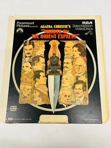 "Murder On The Orient Expressed BOTH Parts 1 & 2 CED VIDEODISC - Picture 1 of 2