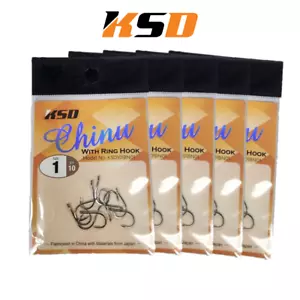 KSD - Chinu with ring hook ~ Fishing Bait Hook - Picture 1 of 4