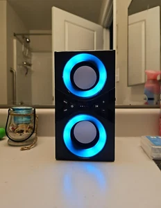 Bluetooth Speakers Wireless Outdoor 80dB Loud Stereo Sound Beat-Driven Lights - Picture 1 of 9