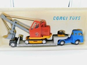 JUEGO DE REGALO DE JUGUETES CORGI 27 * PORTADOR DE MAQUINARIA BEDFORD & PRIESTMAN * ORIGINAL * EMBALAJE ORIGINAL - Imagen 1 de 12