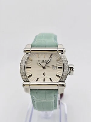 Charriol Women's Luxury Diamond Accents Leather Band Watch - CAT-81-2-84-T021 - Image 1 of 4