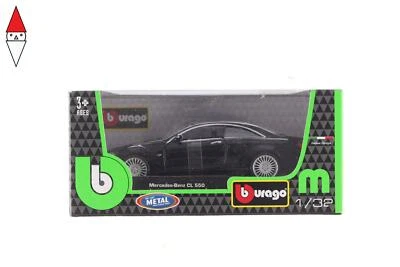 MODELLINO BBURAGO MERCEDES BENS CL 550 1/32 NERA - Immagine 1 di 3