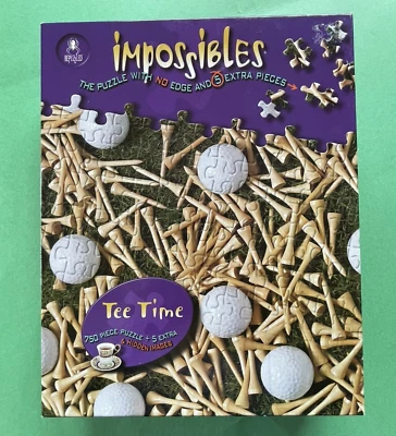 Rompecabezas de golf Impossibles Tee Time de Bepuzzled, 750 piezas +5 extras bolsa sin abrir Foto 1 de 4