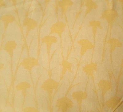 Fine Spun BTY Casey York Marcus Brothers Dianthus Tonal Yellow Floral - Image 1 of 3