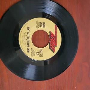 FRANK ZAPPA don't eat the yellow snow Discreet DSS 1312 VG 45 - Picture 1 of 2