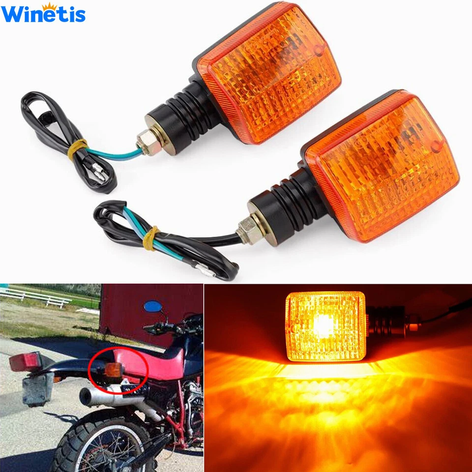 For Honda Transalp 600 XL600V XL 600 V 89 90 Winkers 2X Rear Turn Signal Lights - Image 1 of 4