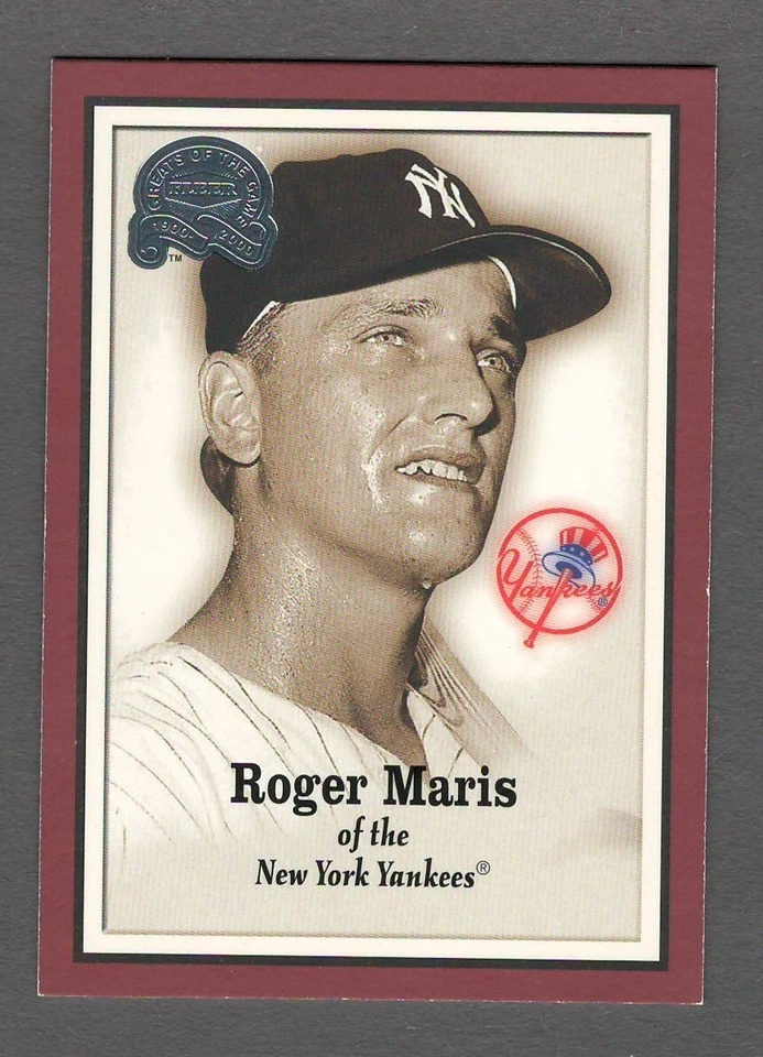 ROGER MARIS 2000 Greats of the Game #7 Base Card Fleer New York Yankees 61 HR - Image 1 of 1