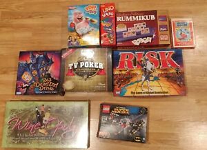 Board Game Lot Risk Uno Poker Sons Anarchy Mind Your Marbles 1313 Dead End Drive