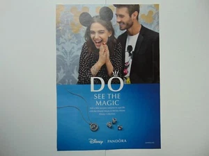 2017 Pandora & Disney Micky Minnie Schmuck Sammlung Vintage Kunstdruck Anzeige - Bild 1 von 1