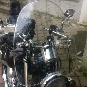 18"x16" Windscreen Windshield For Honda Rebel CMX250 Magna Shadow VT600 750 1100 - Picture 1 of 15