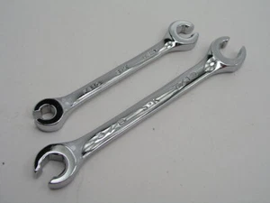 2pc SK Flare Wrench, Set 1/4 x 5/16 & 3/8 x 7/16 - Picture 1 of 3