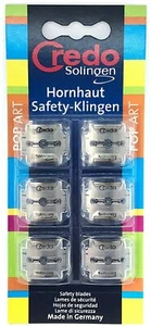 10 Credo Solingen safety callus blades 6 Blades Germany - Picture 1 of 3