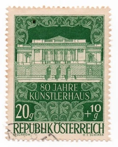 1948 - Austria - Vienna Artists' House, 20 + 10g. Used - Picture 1 of 1