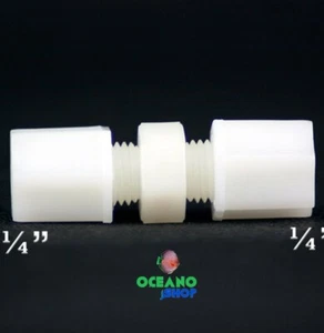 Conector lineal jaco 1/4" osmosis empalme para tubo de equipo de osmosis RO2017 - Imagen 1 de 1