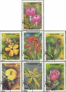 Tansania 1880-1886 (kompl.Ausg.) gestempelt 1994 Tropische Blumen