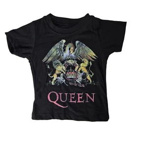 Queen Official Merch schwarz Grafik T-Shirt Größe 12 Monate Unisex Konzert Musik - Bild 1 von 5