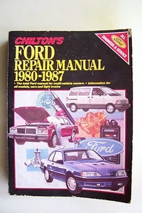 CHILTON'S FORD 1980 - 1987 REPAIR MANUAL - Picture 1 of 4