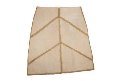 Falda lápiz Forever 21 imitación gamuza tostada retazos | Talla grande Foto 1 de 4