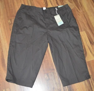 Sonoma Modern Fit Capri 20W Womens Brown NWT - Picture 1 of 7